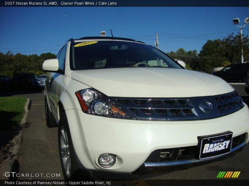 Glacier Pearl White / Cafe Latte 2007 Nissan Murano SL AWD