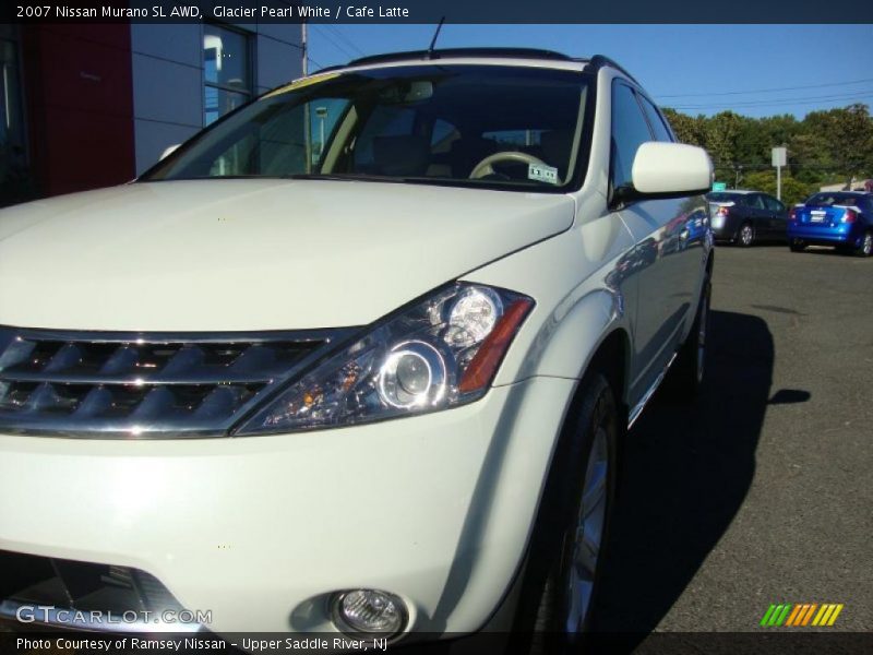 Glacier Pearl White / Cafe Latte 2007 Nissan Murano SL AWD