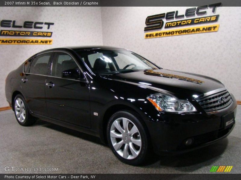 Black Obsidian / Graphite 2007 Infiniti M 35x Sedan