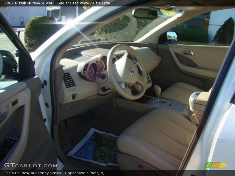 Glacier Pearl White / Cafe Latte 2007 Nissan Murano SL AWD