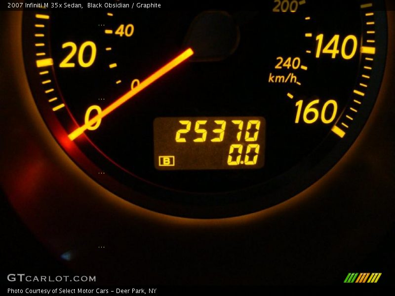 Black Obsidian / Graphite 2007 Infiniti M 35x Sedan