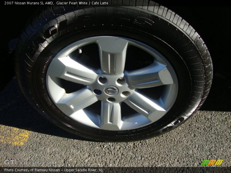 Glacier Pearl White / Cafe Latte 2007 Nissan Murano SL AWD