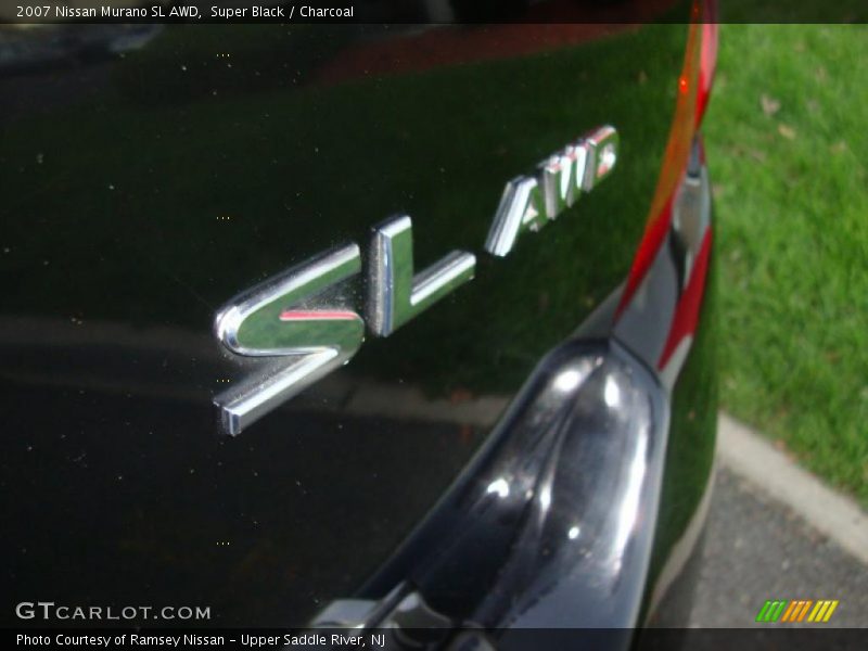 Super Black / Charcoal 2007 Nissan Murano SL AWD