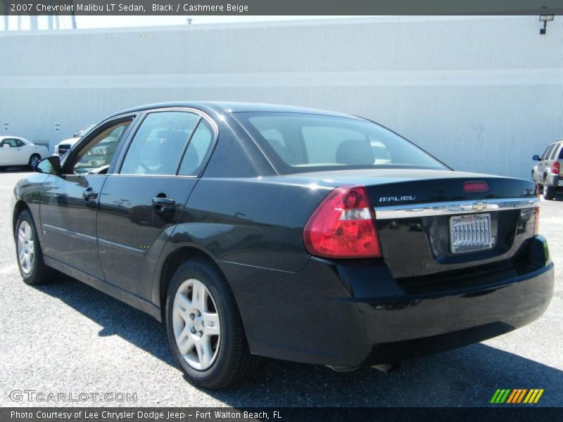 Black / Cashmere Beige 2007 Chevrolet Malibu LT Sedan