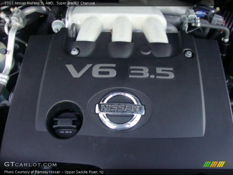 Super Black / Charcoal 2007 Nissan Murano SL AWD