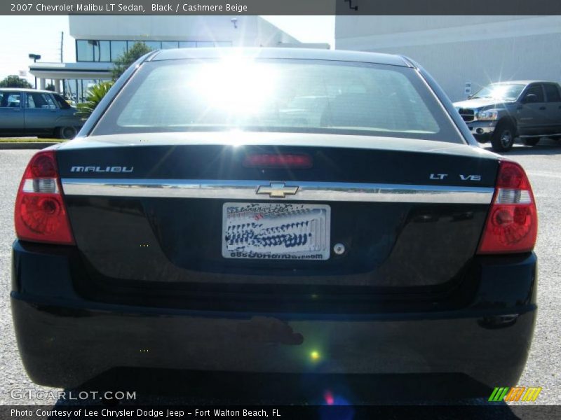 Black / Cashmere Beige 2007 Chevrolet Malibu LT Sedan