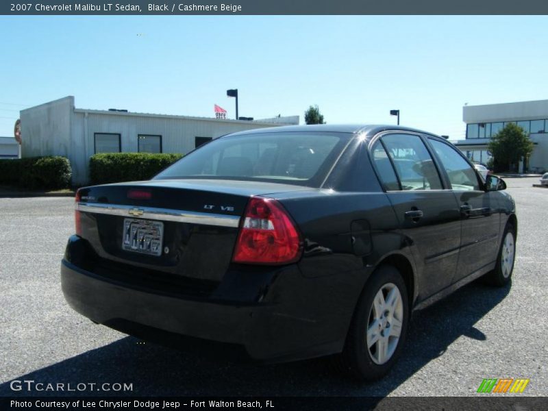 Black / Cashmere Beige 2007 Chevrolet Malibu LT Sedan