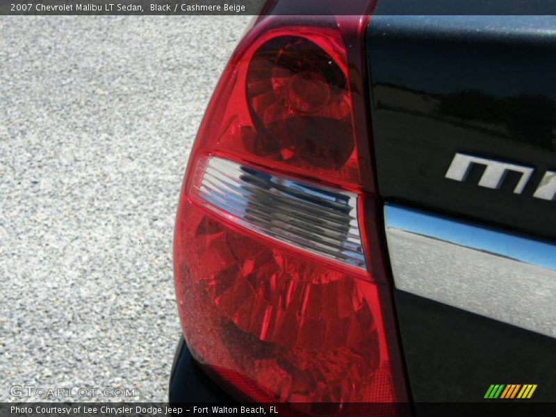 Black / Cashmere Beige 2007 Chevrolet Malibu LT Sedan