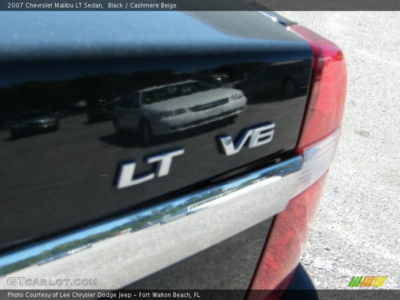 Black / Cashmere Beige 2007 Chevrolet Malibu LT Sedan