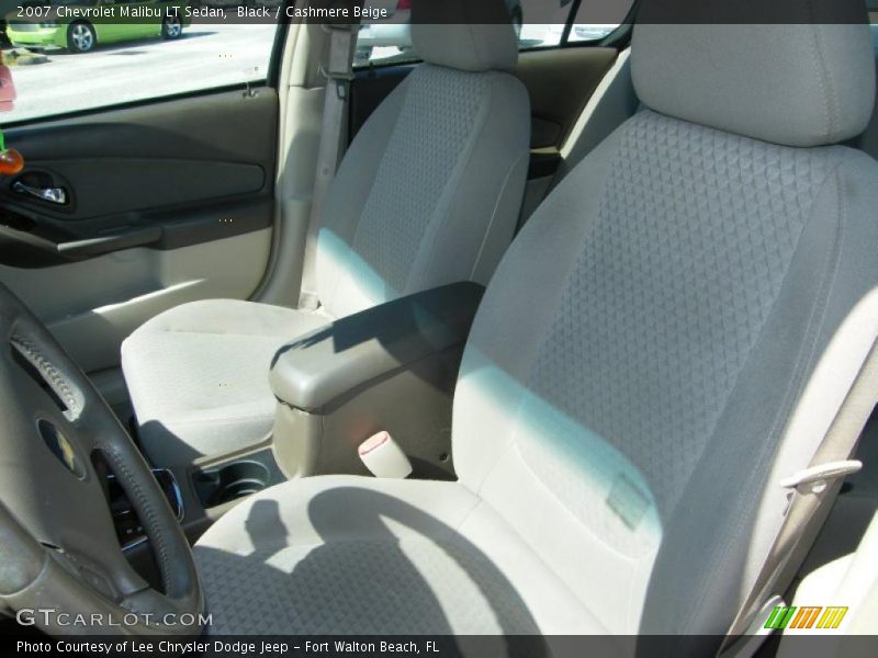 Black / Cashmere Beige 2007 Chevrolet Malibu LT Sedan