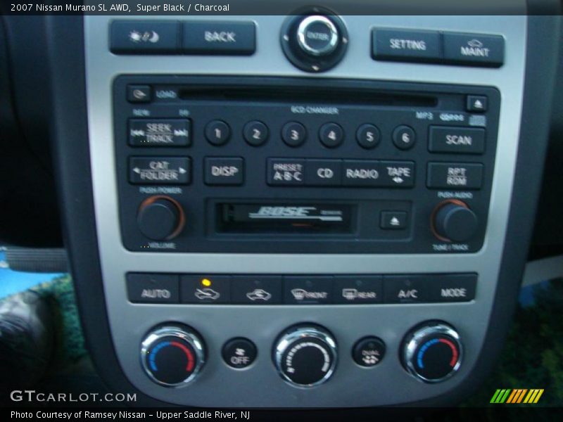 Super Black / Charcoal 2007 Nissan Murano SL AWD