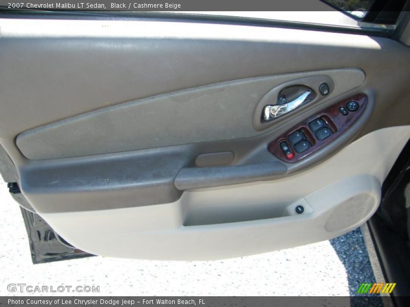 Black / Cashmere Beige 2007 Chevrolet Malibu LT Sedan