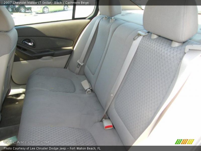 Black / Cashmere Beige 2007 Chevrolet Malibu LT Sedan