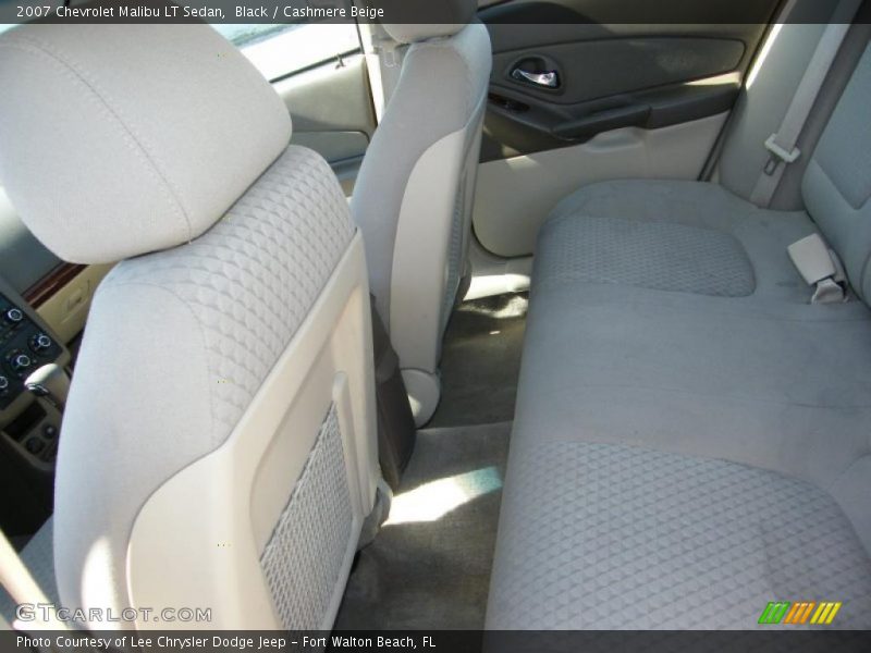 Black / Cashmere Beige 2007 Chevrolet Malibu LT Sedan