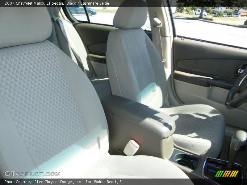 Black / Cashmere Beige 2007 Chevrolet Malibu LT Sedan