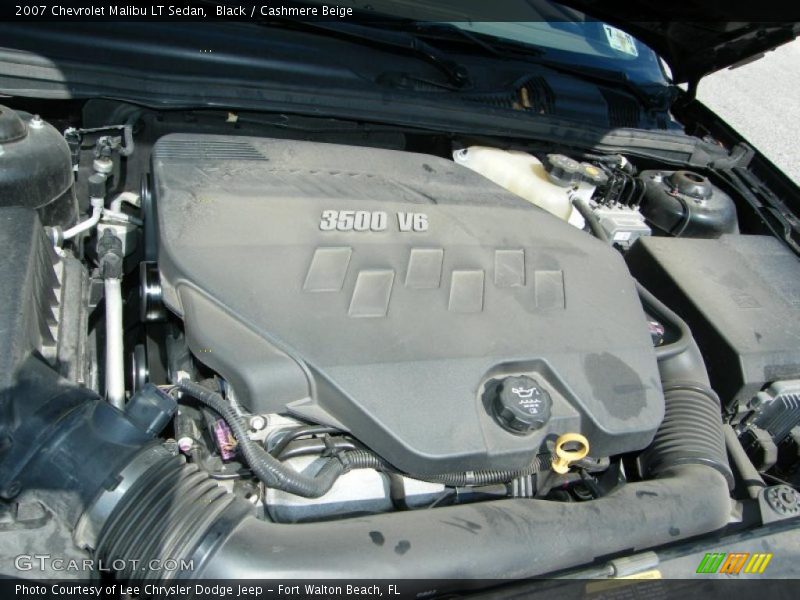 Black / Cashmere Beige 2007 Chevrolet Malibu LT Sedan