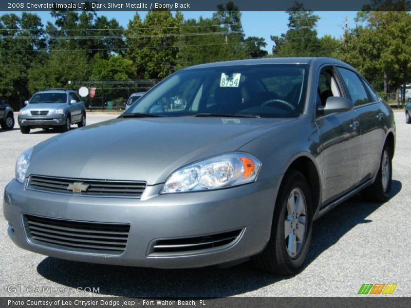 Dark Silver Metallic / Ebony Black 2008 Chevrolet Impala LT