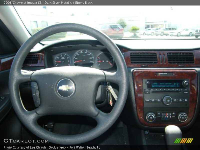 Dark Silver Metallic / Ebony Black 2008 Chevrolet Impala LT