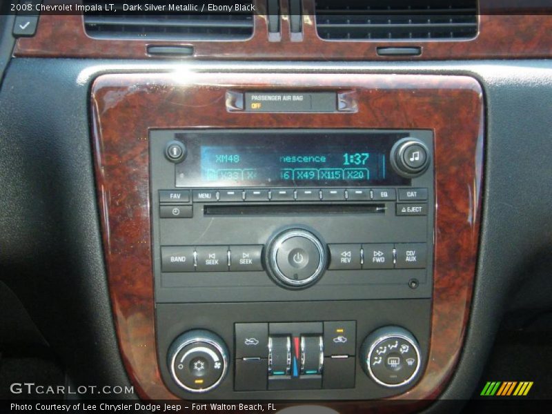 Dark Silver Metallic / Ebony Black 2008 Chevrolet Impala LT