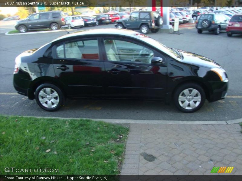 Super Black / Beige 2007 Nissan Sentra 2.0