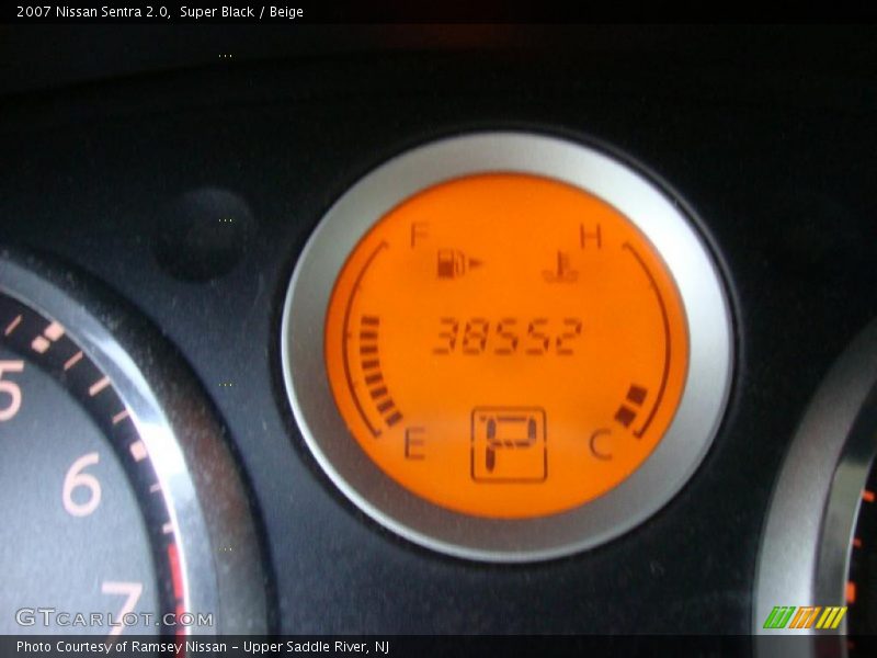 Super Black / Beige 2007 Nissan Sentra 2.0