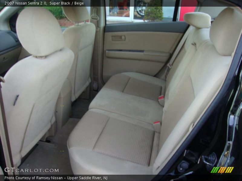 Super Black / Beige 2007 Nissan Sentra 2.0