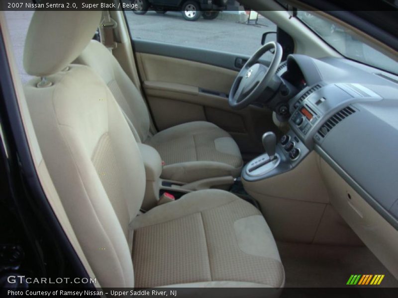 Super Black / Beige 2007 Nissan Sentra 2.0
