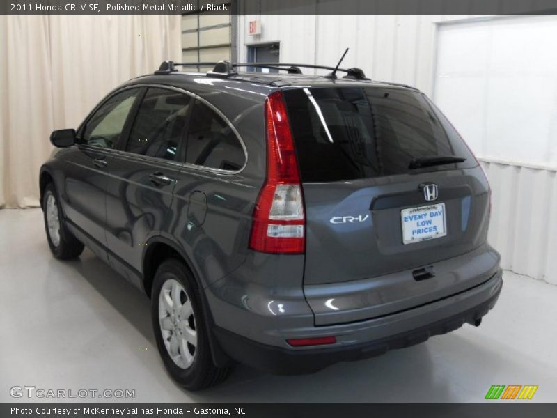 Polished Metal Metallic / Black 2011 Honda CR-V SE