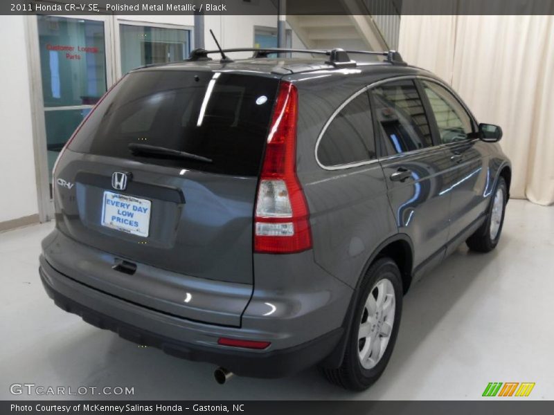 Polished Metal Metallic / Black 2011 Honda CR-V SE