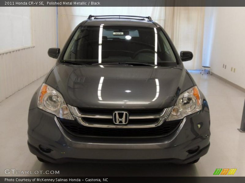 Polished Metal Metallic / Black 2011 Honda CR-V SE