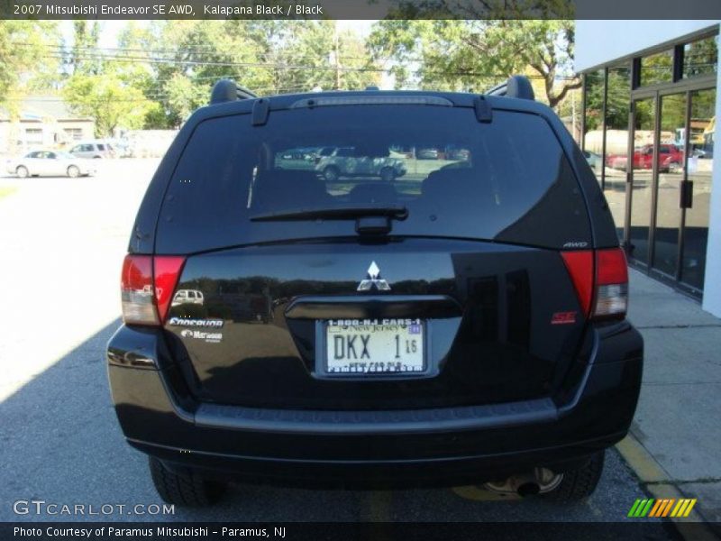 Kalapana Black / Black 2007 Mitsubishi Endeavor SE AWD