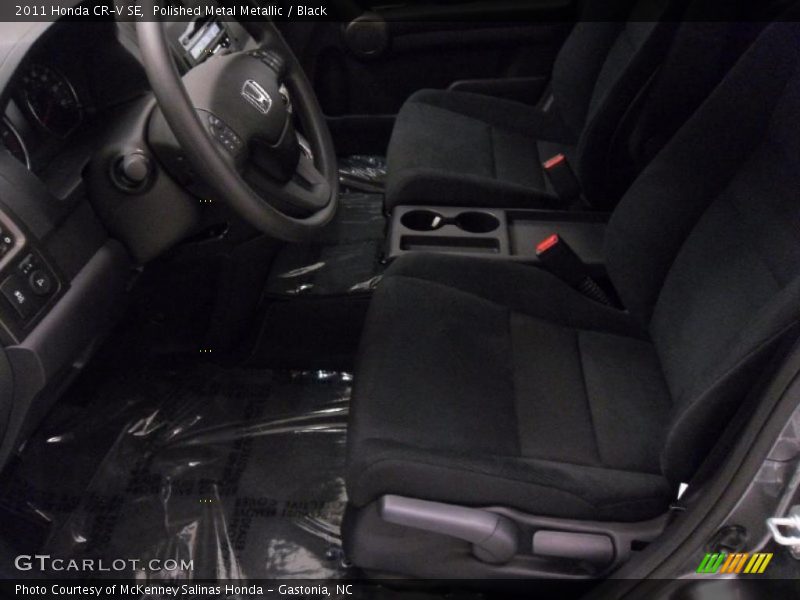 Polished Metal Metallic / Black 2011 Honda CR-V SE
