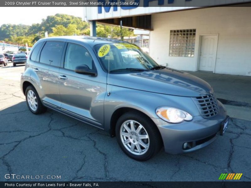 Steel Silver Metallic / Pastel Slate Gray 2009 Chrysler PT Cruiser Touring