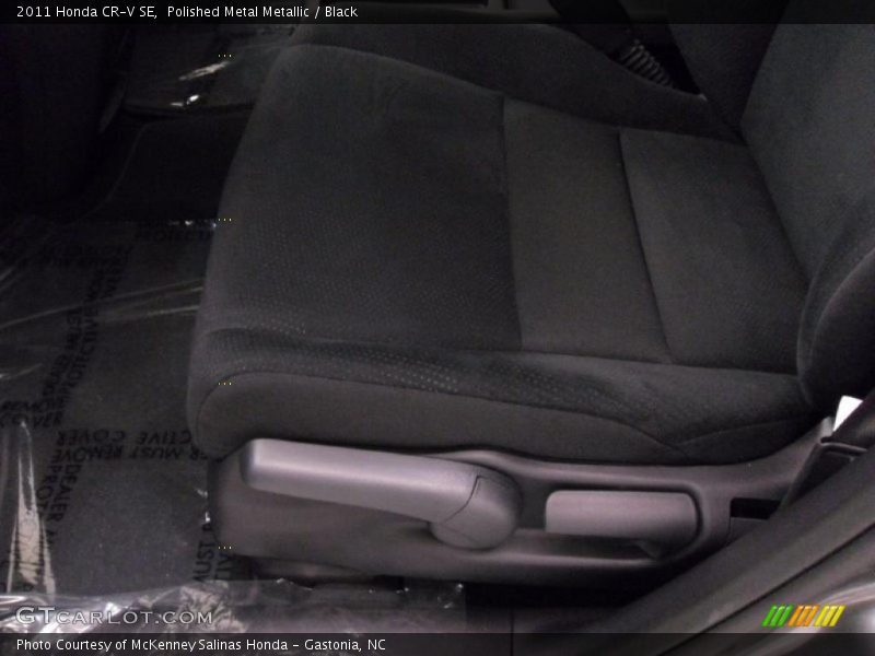 Polished Metal Metallic / Black 2011 Honda CR-V SE