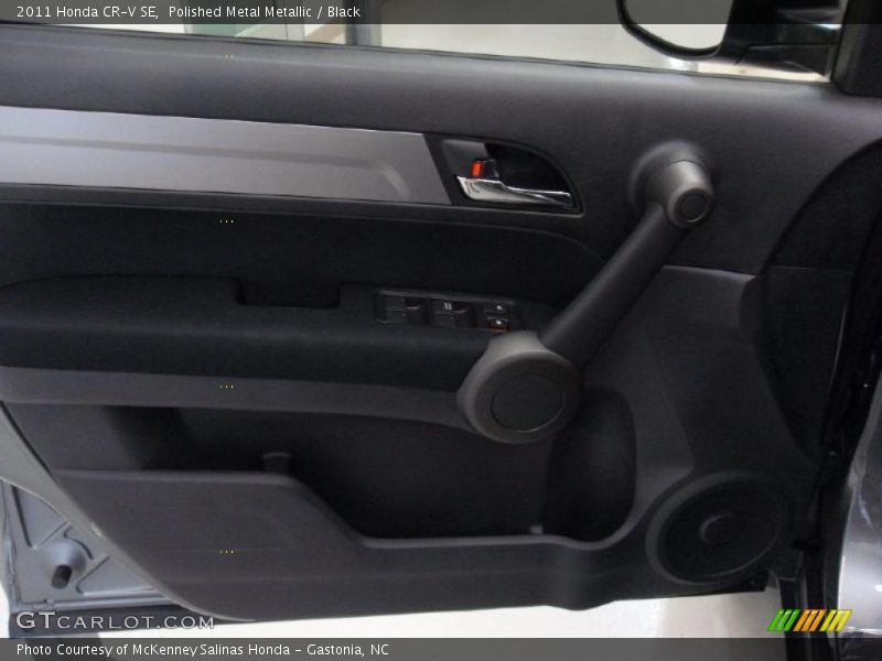 Polished Metal Metallic / Black 2011 Honda CR-V SE