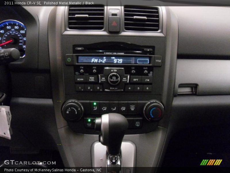 Polished Metal Metallic / Black 2011 Honda CR-V SE