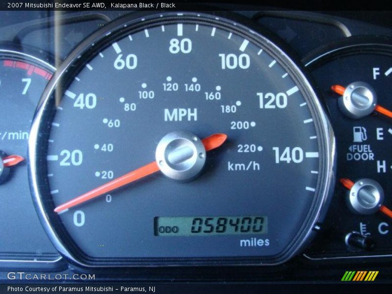 Kalapana Black / Black 2007 Mitsubishi Endeavor SE AWD