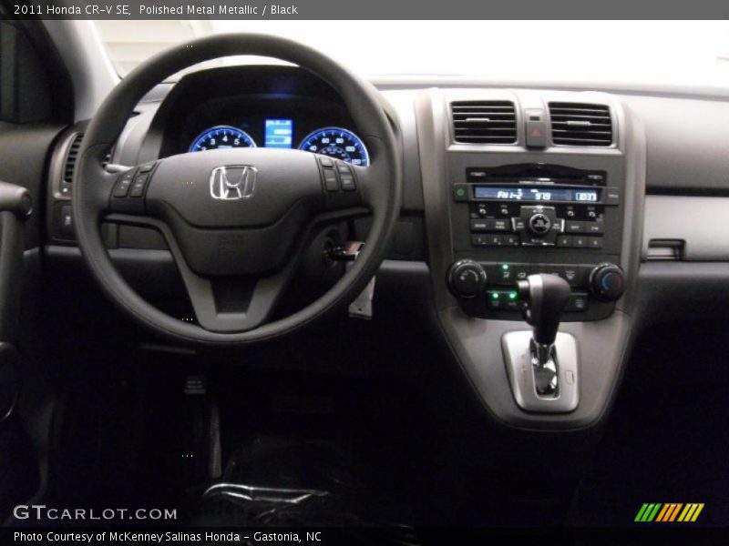 Polished Metal Metallic / Black 2011 Honda CR-V SE