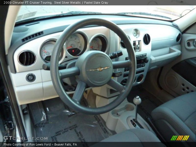 Steel Silver Metallic / Pastel Slate Gray 2009 Chrysler PT Cruiser Touring