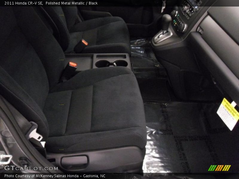 Polished Metal Metallic / Black 2011 Honda CR-V SE