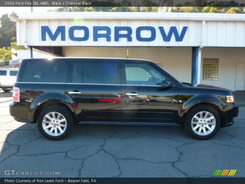 Black / Charcoal Black 2009 Ford Flex SEL AWD
