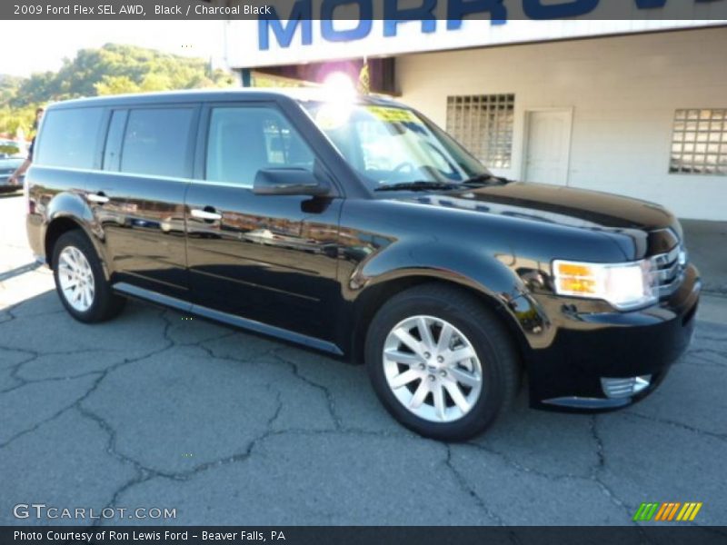 Black / Charcoal Black 2009 Ford Flex SEL AWD