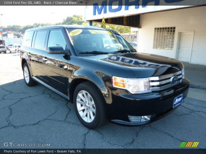 Black / Charcoal Black 2009 Ford Flex SEL AWD