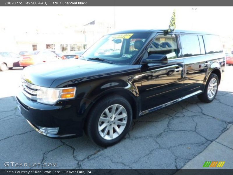 Black / Charcoal Black 2009 Ford Flex SEL AWD