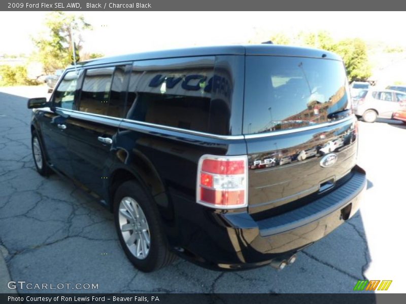 Black / Charcoal Black 2009 Ford Flex SEL AWD