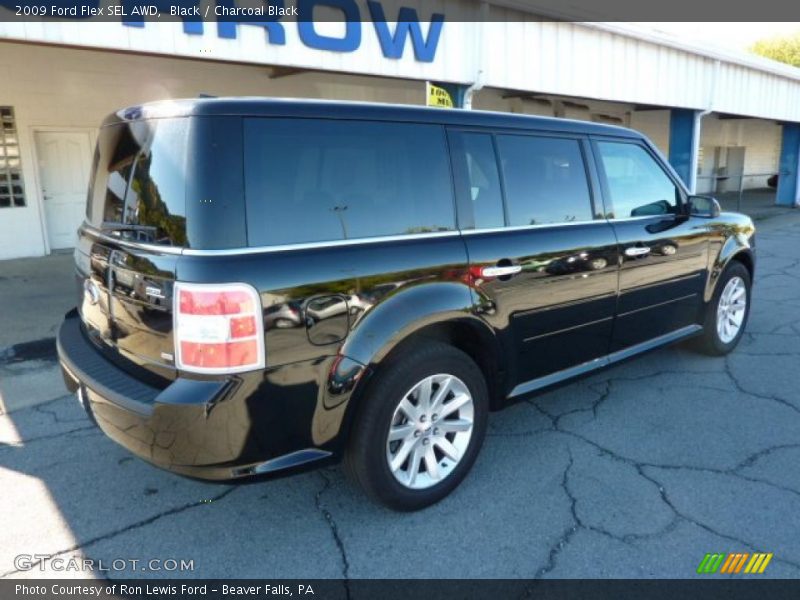 Black / Charcoal Black 2009 Ford Flex SEL AWD