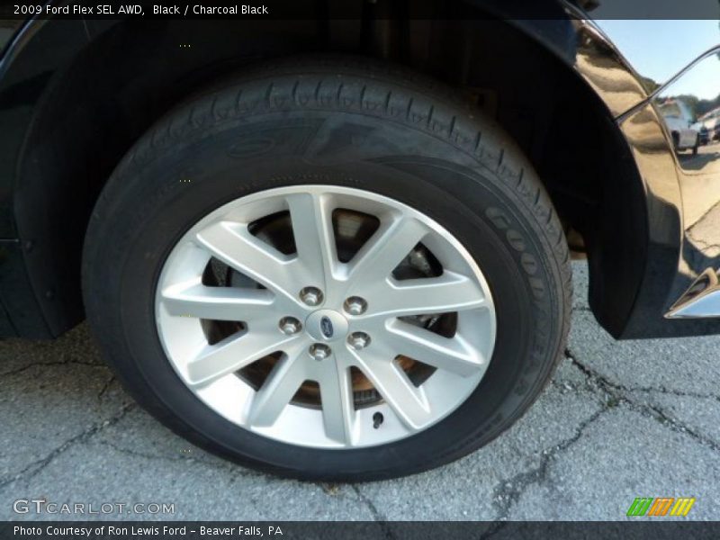 Black / Charcoal Black 2009 Ford Flex SEL AWD