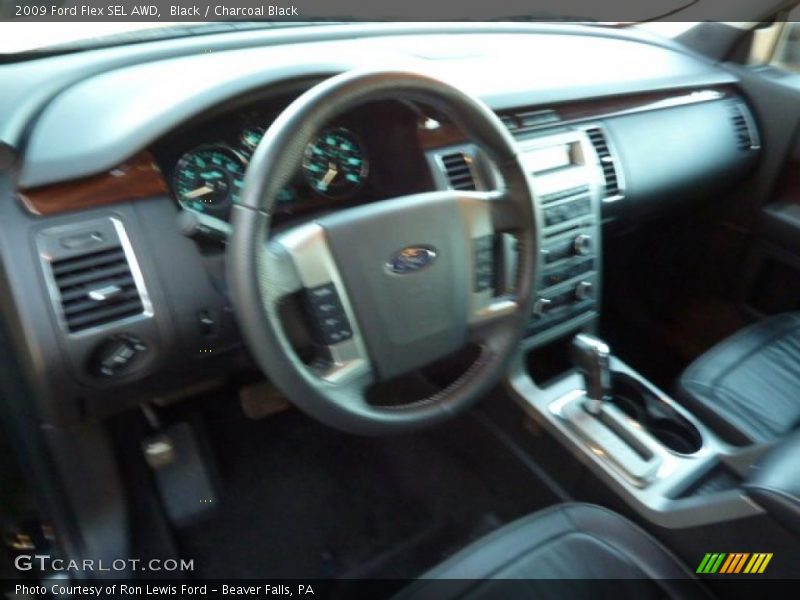 Black / Charcoal Black 2009 Ford Flex SEL AWD
