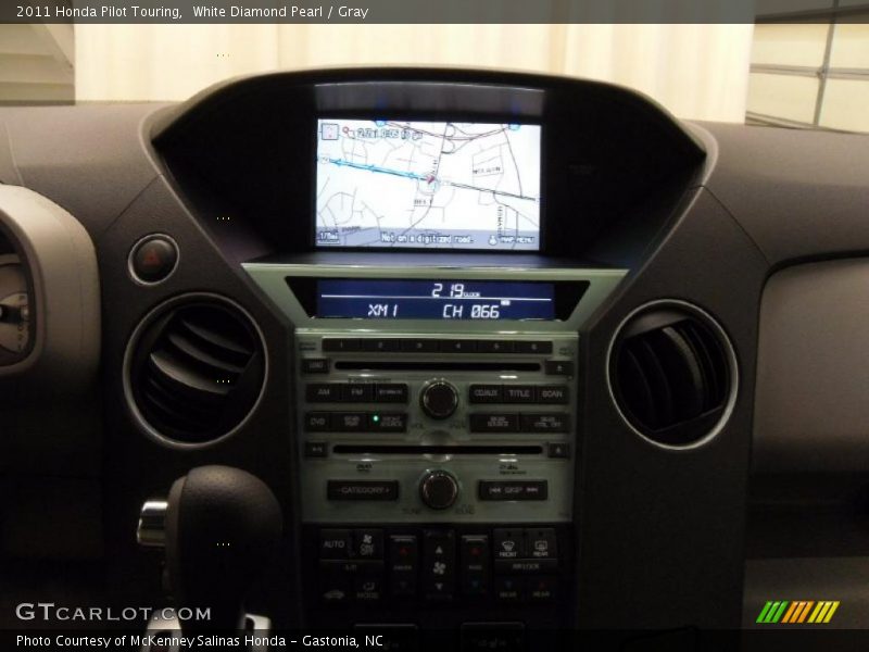White Diamond Pearl / Gray 2011 Honda Pilot Touring