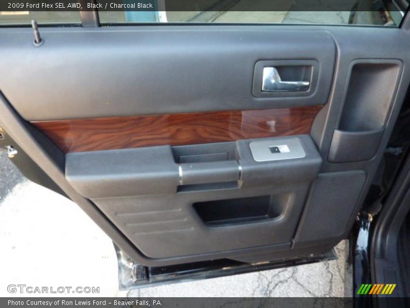 Black / Charcoal Black 2009 Ford Flex SEL AWD